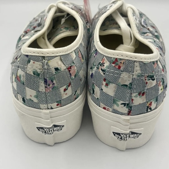 New Vans Authentic Stacked Platform Woven Floral Sneakers - Picture 6 of 7